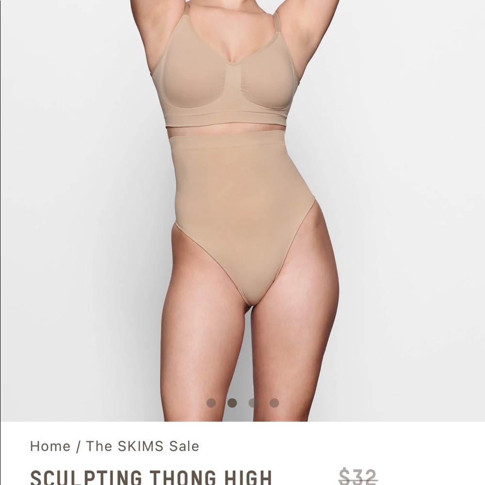 Skims Sculpting high waist thong